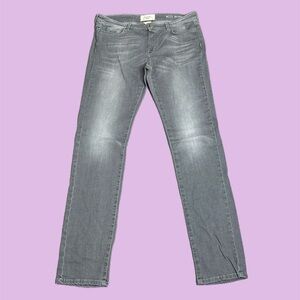 Weekend Max Mara Women’s W111 Skinny Jeans Mid-Rise Gray Wash Sz 16